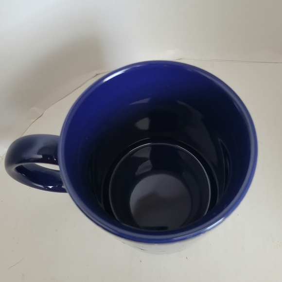 CHIC AND TONIC BLUE WHITE Stoneware Snowflake Mandela Mug Fab Fit Fun - Picture 3 of 5